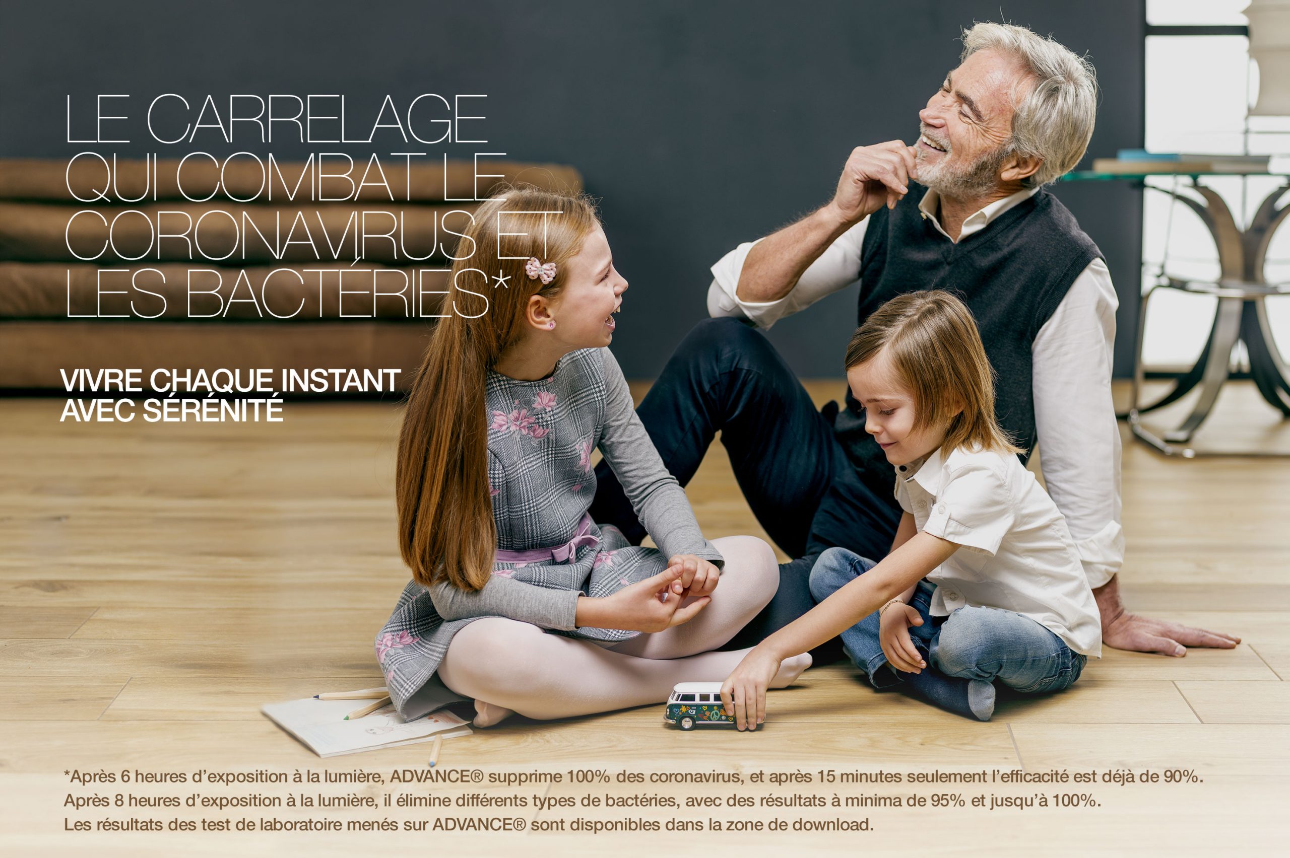 ADVANCE® - le carrelage antibactérien